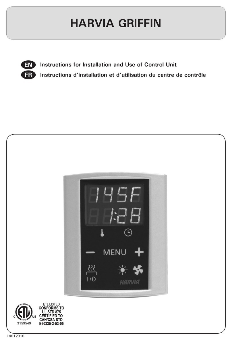 Harvia griffin User manual