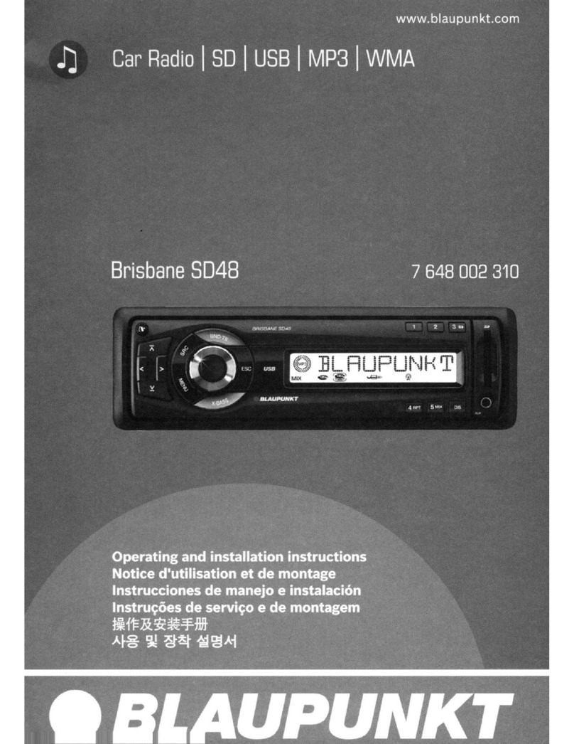 Blaupunkt Brisbane SD48 User manual