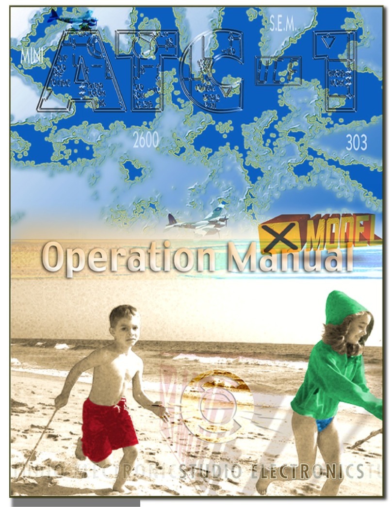 Studio Electronics ATC-X Operation manual