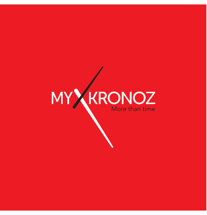 myXkronoz ZeBracelet user guide