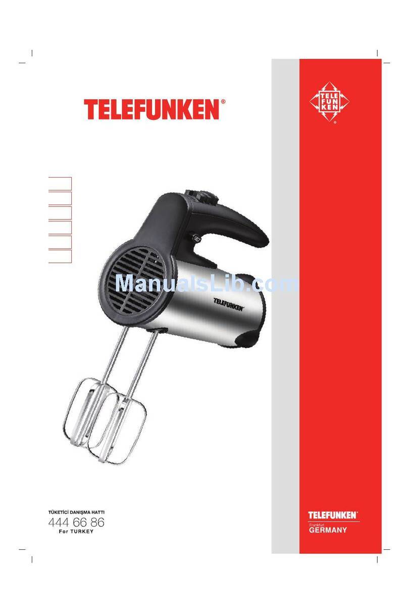 Telefunken TLF MX207 user guide