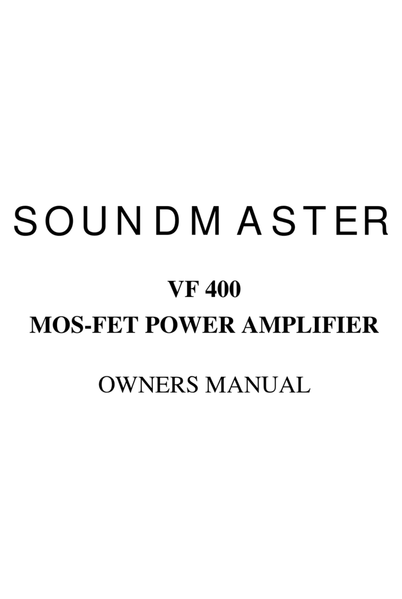 SOUNDMASTER Soundmaster VF 400 owner's manual