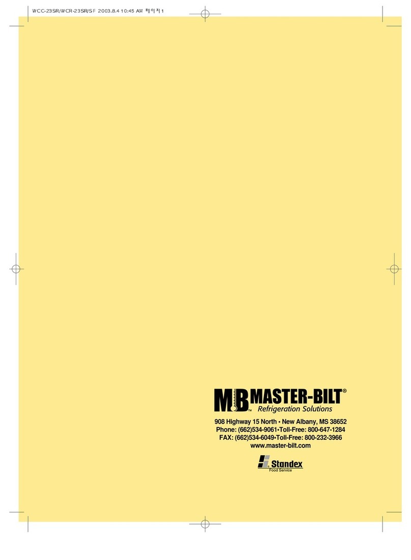 Master Bilt WCC-23SR Service manual