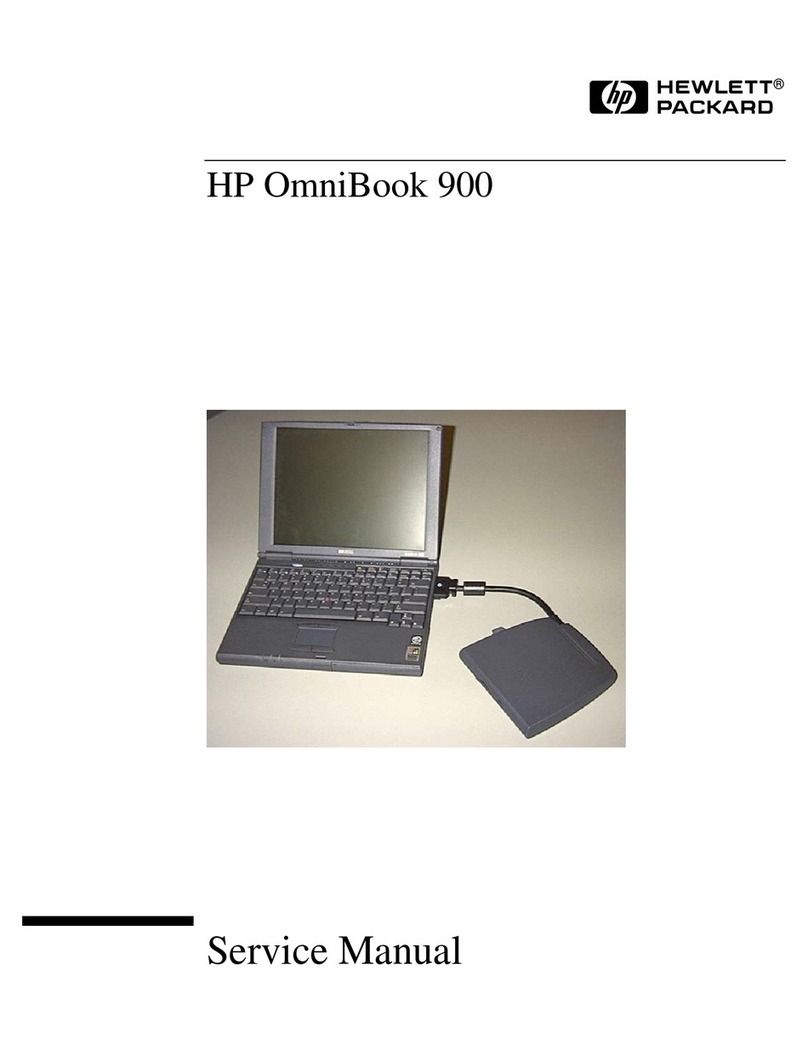 HP HP OmniBook 900 Service manual