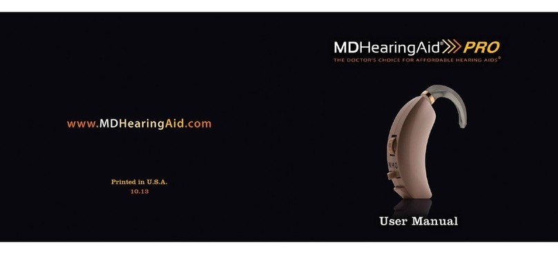 MD HearingAir PRO User manual