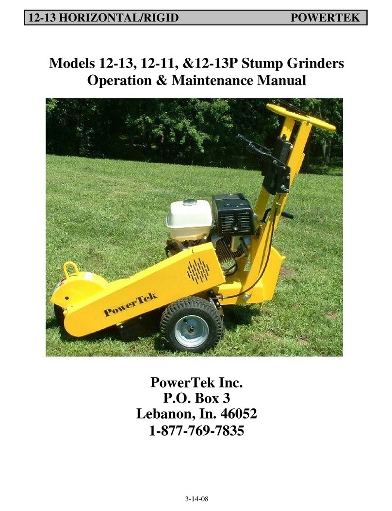 PowerTek 12-13 Operation & maintenance manual