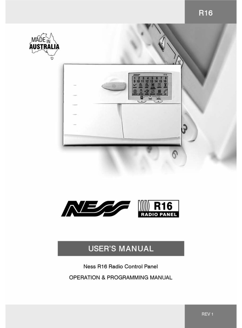 Ness R16 User manual