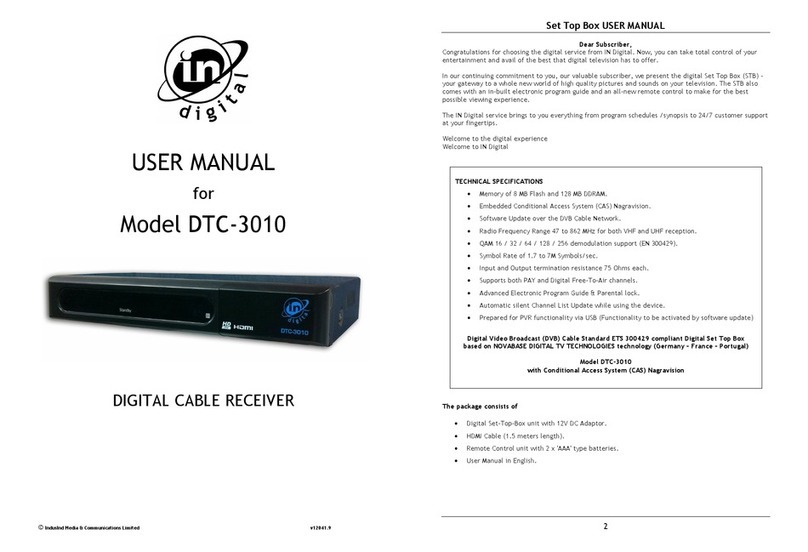 in digital DTC-3010 user manual