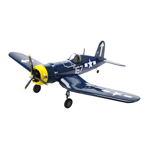 Hangar 9 F4U-1D Corsair 60cc Assembly manual
