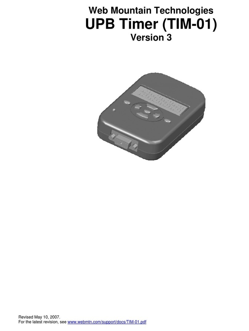 Web Mountain Technologies TIM-01 user guide