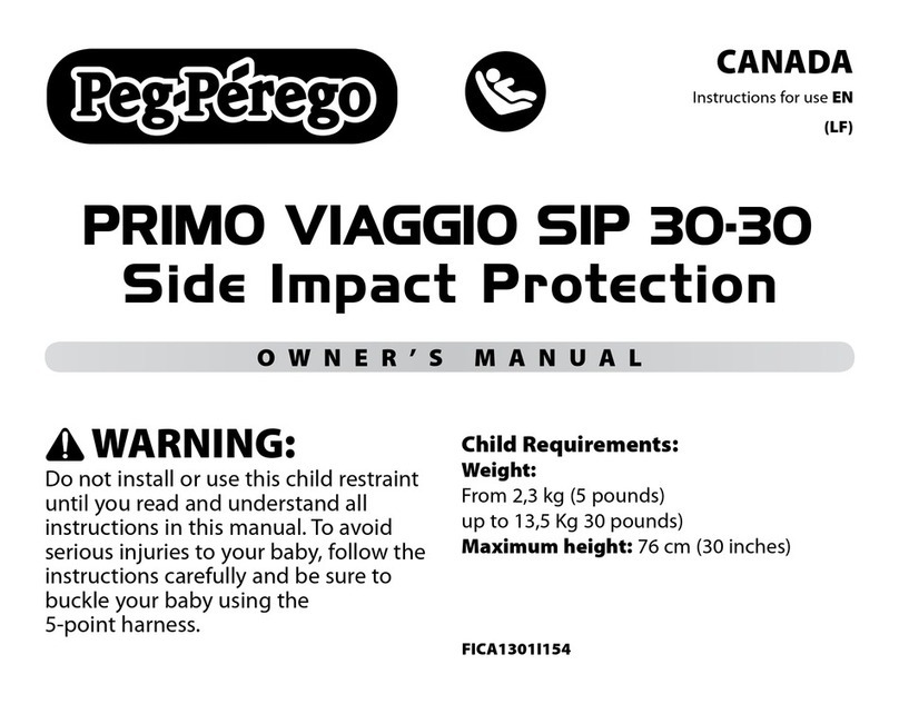 Peg-Perego PRIMO VIAGGIO SIP ES 30.30 User manual