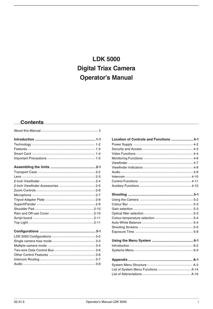 GRASS VALLEY LDK 5000 User manual