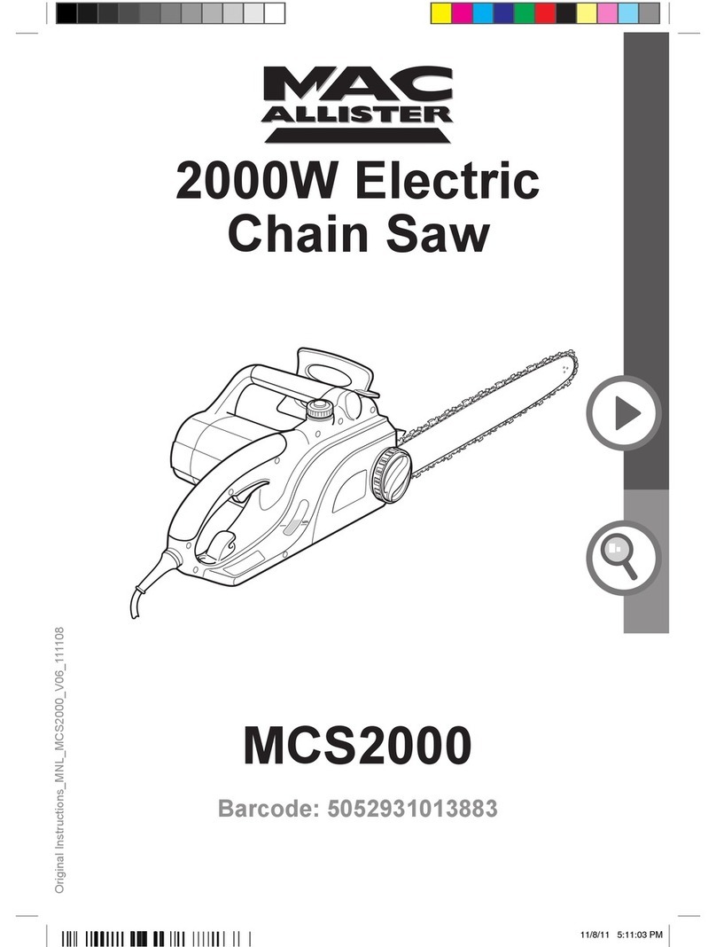 Mac allister MCS2000 User manual