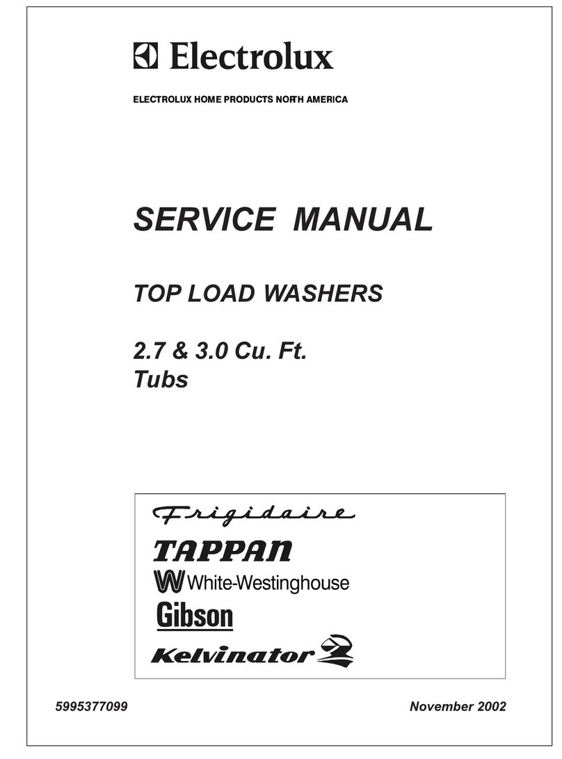 Electrolux 2.7 Cu.FT Service manual