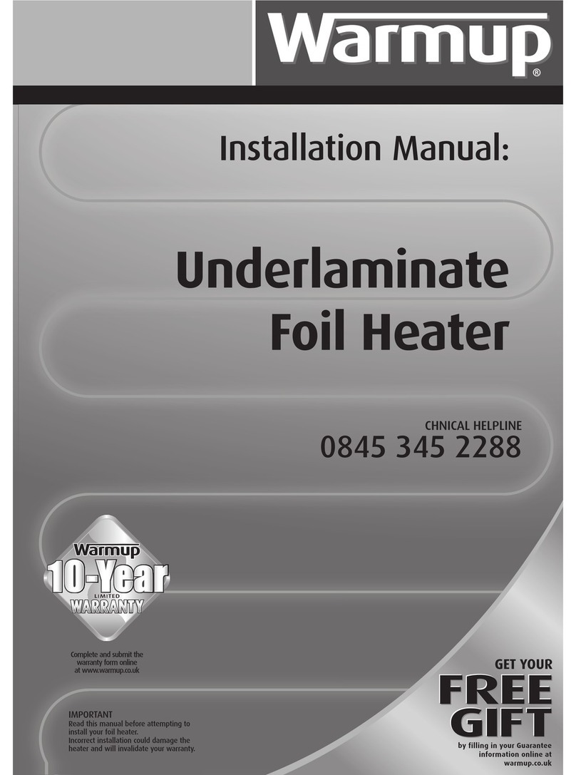 Warmup WLFH-140W installation manual