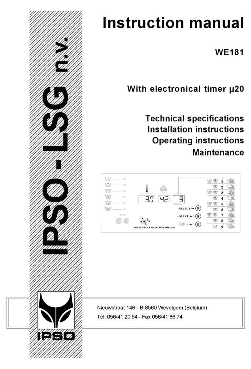IPSO WE181 operating instructions