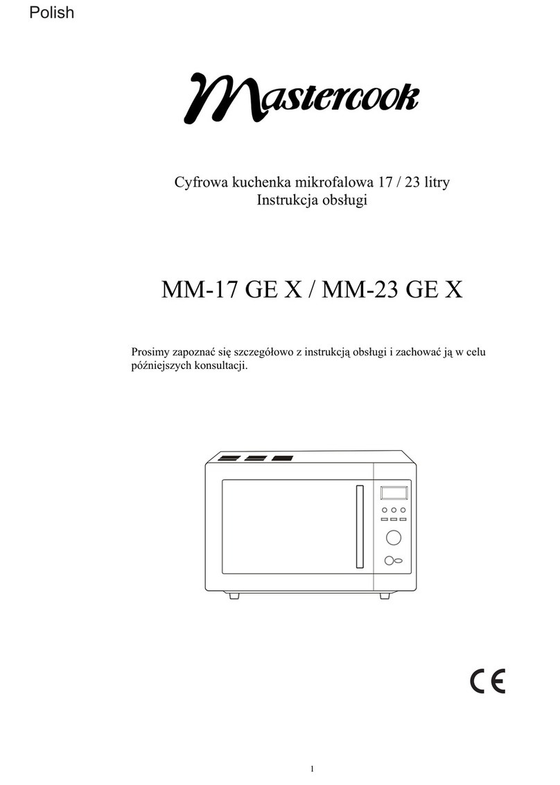 Master cook MM-17 GE X instructions