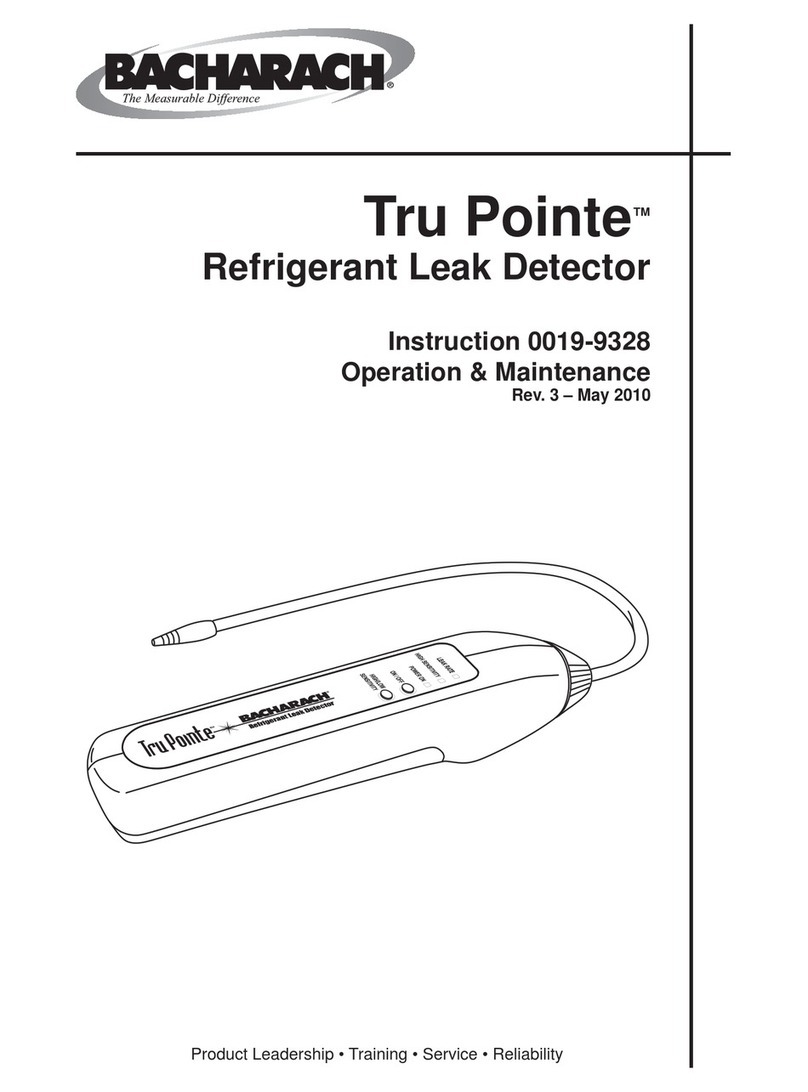 Bacharach Tru Pointe Operating manual