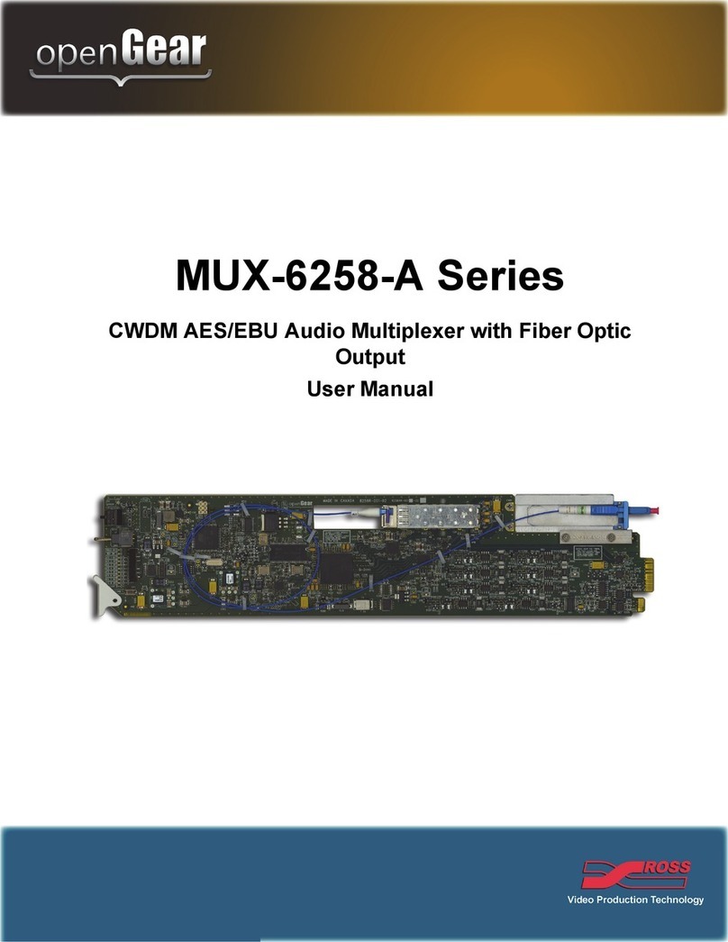 Opengear MUX-6258-A-27 user manual