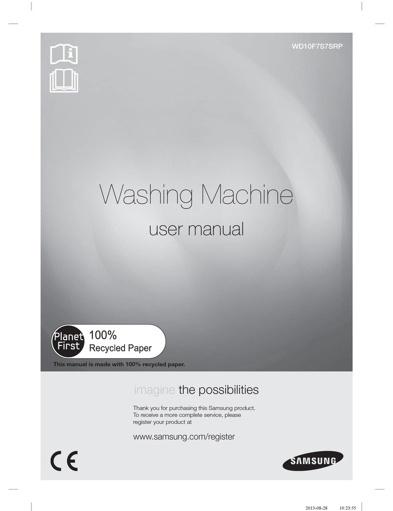 Samsung WD10F7S7SRP user manual