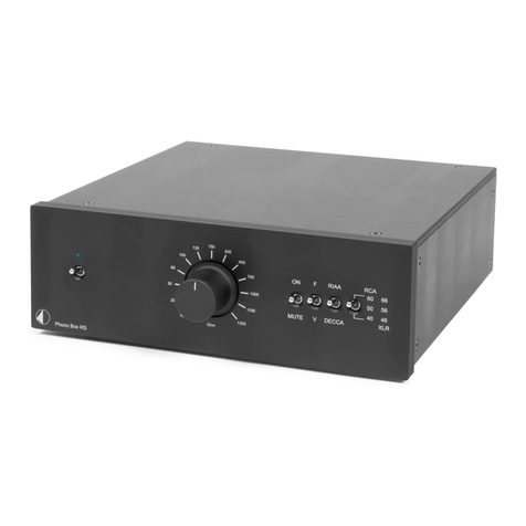 Pro-Ject Audio Systems Box RS Instructions for use