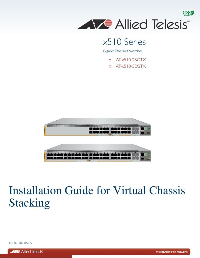Allied Telesis AT-x510-28GTX User manual Allied Telesis AT-x510-28GTX User manual