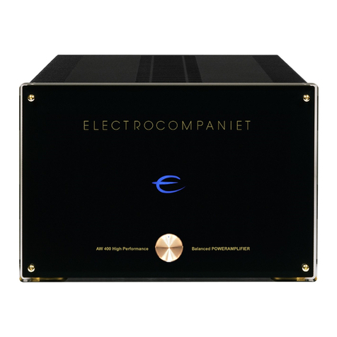 ELECTROCOMPANIET AW400 owner's manual