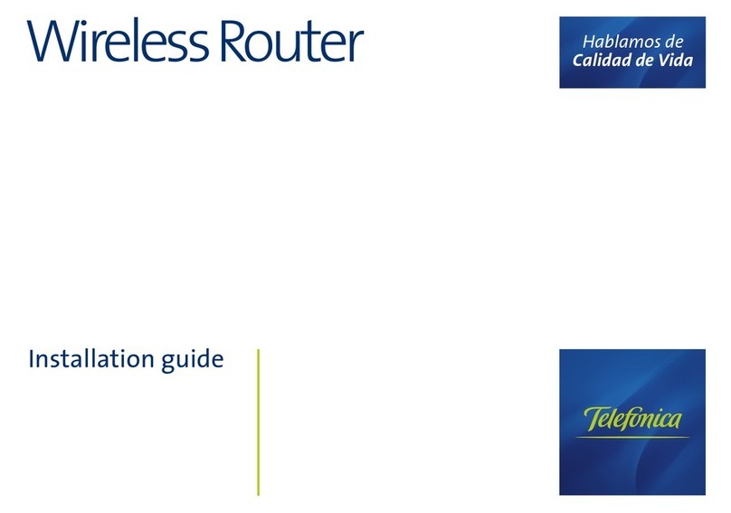 TELEFONICA Wireless Router installation guide