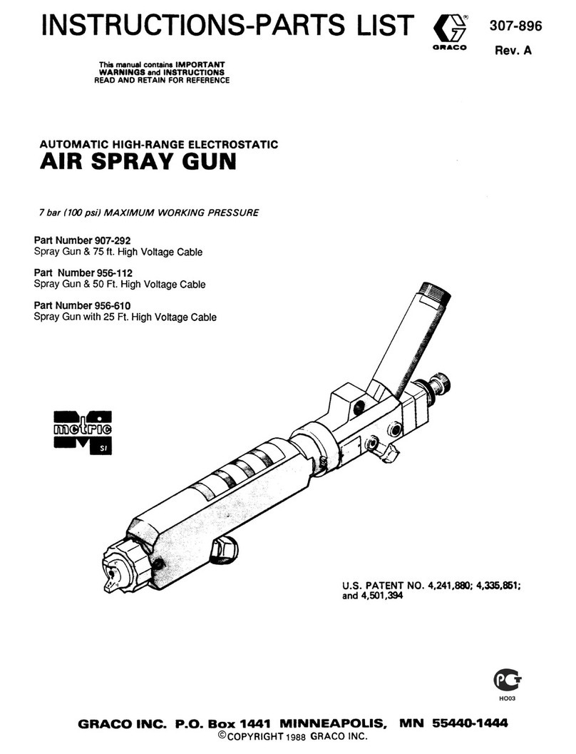 Graco 907-292 Operation manual