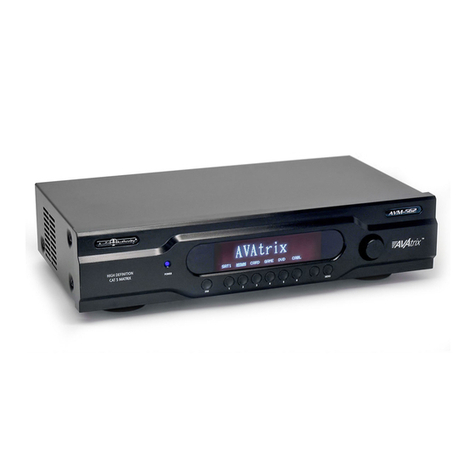 Audio Authority Avatrix AVM-562 User manual