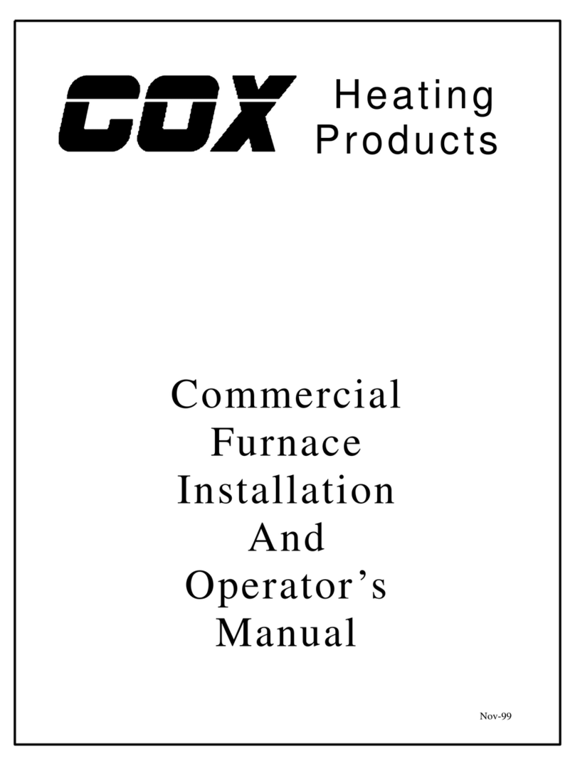 COX SO-225 Installation and operator's manual