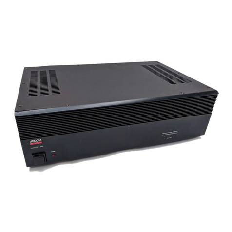 Musical Fidelity HT600 Instructions for use