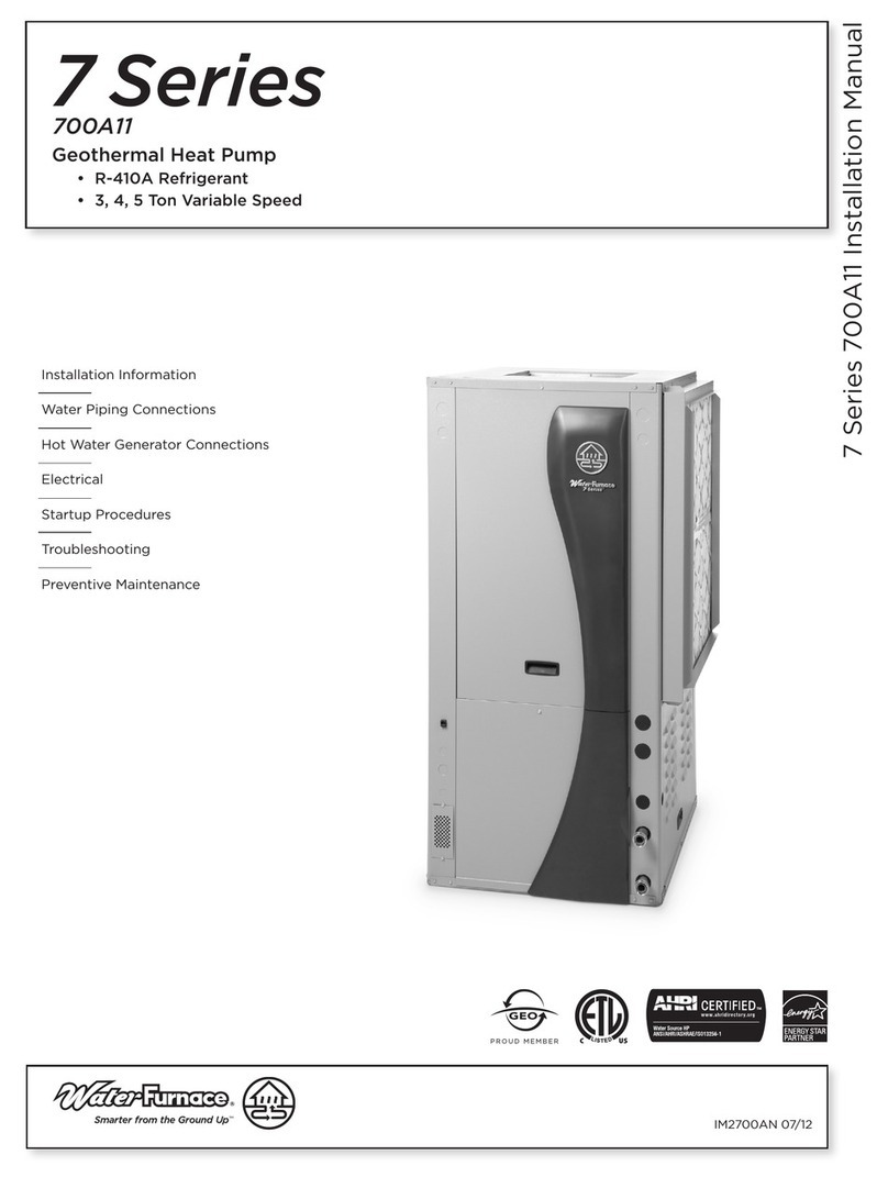 Water Furnace 700A11 7 Series installation manual