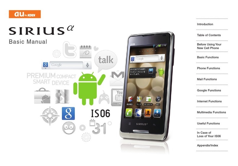 Pantech Sirius Alpha IS06 Installation guide
