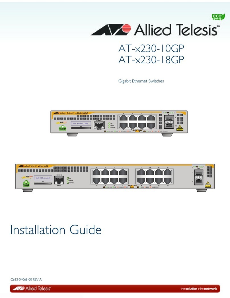 Allied Telesis AT-x230-10GP User manual
