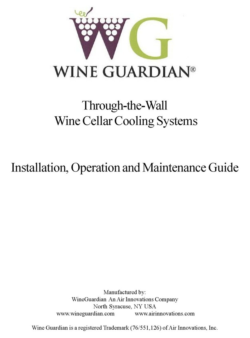 Wine Guardian Through-the-Wall Installation, operation and maintenance guide