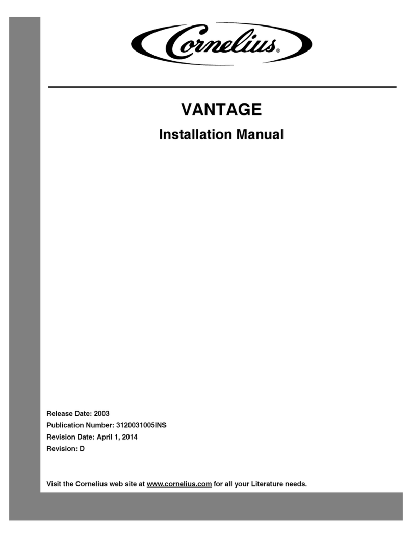 Cornelius VANTAGE installation manual