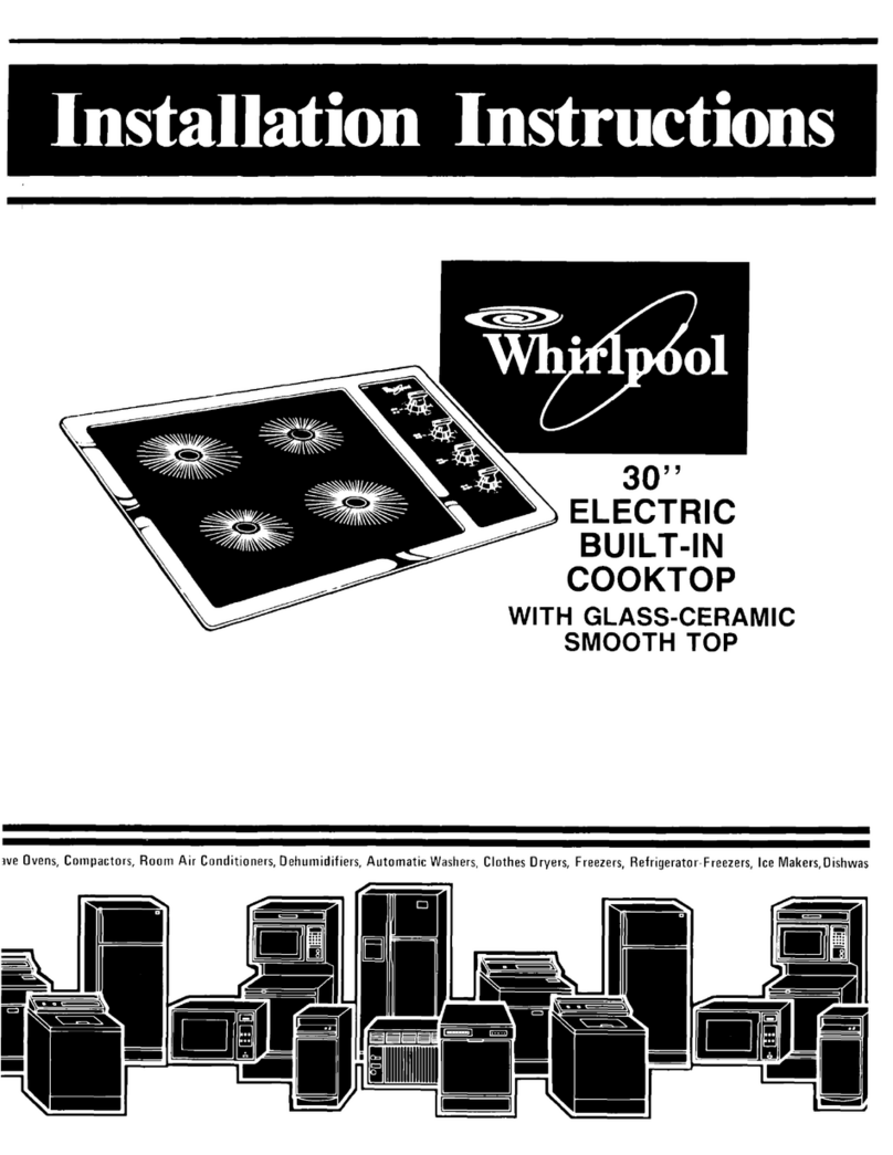 Whirlpool Build-in 30 inch Install instructions