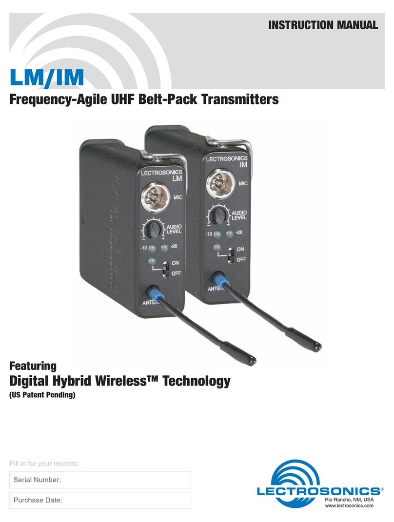 Lectrosonics LM User manual