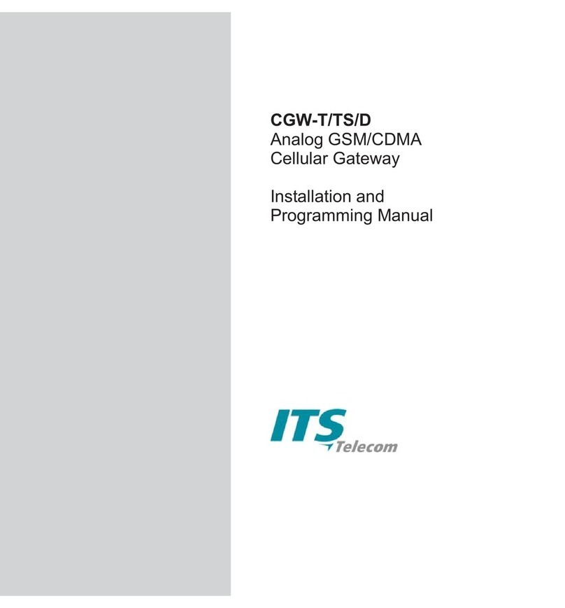 ITS Telecom CGW-T Assembly instructions ITS Telecom CGW-T Assembly instructions
