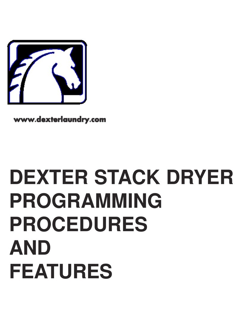 Dexter Laundry STACK DRYER User manual