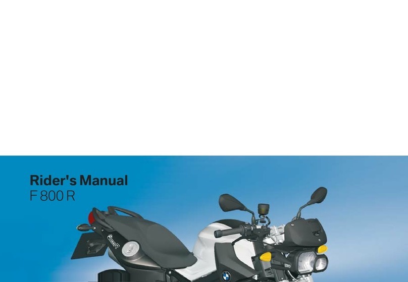 BMW F 800 R - Installation and maintenance manual