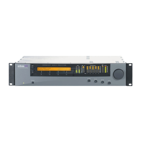 Orban Optimod-FM 8300 operating manual
