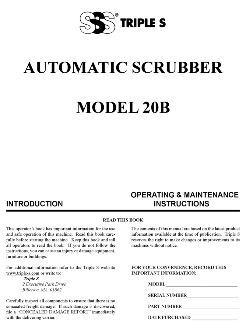Triple S 20B Operating & maintenance instructions