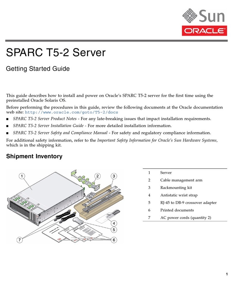 Oracle SPARC T5-2 User manual