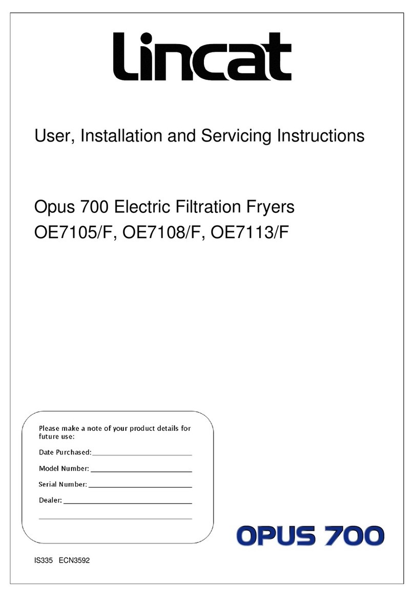 Lincat OE7105 F User & installation manual