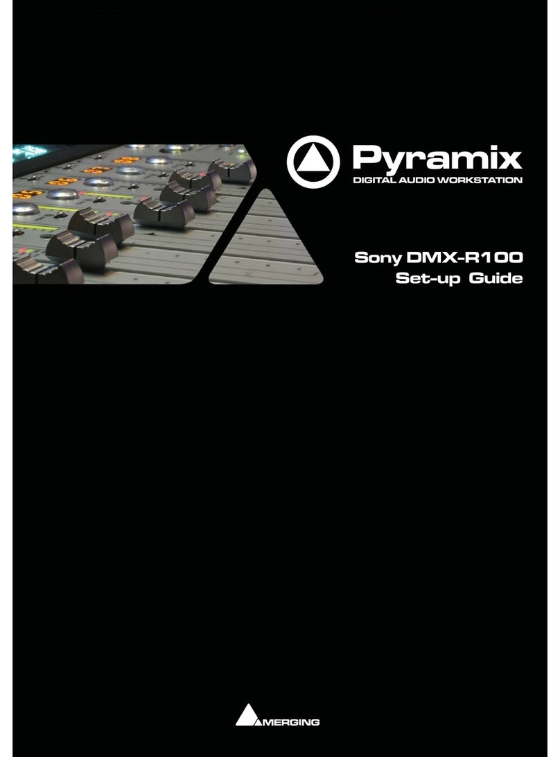 Merging Technologies DMX-R100 Setup guide