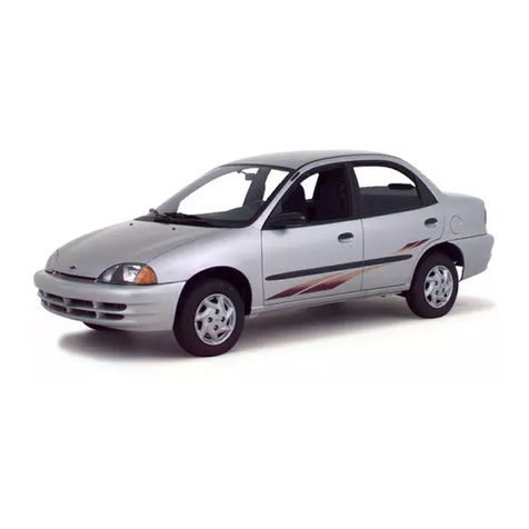 Chevrolet Metro 2000 User manual