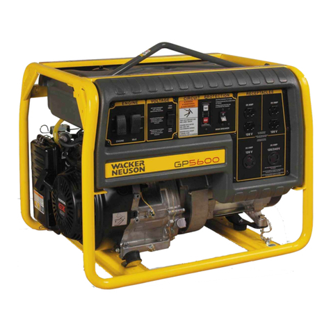 Wacker Neuson GP 5600A Operator's manual
