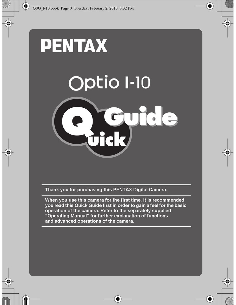 Pentax Optio I-10 quick guide